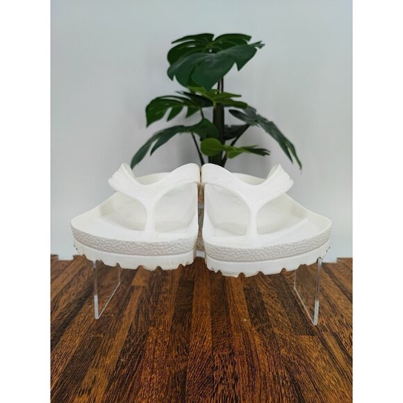 Birkenstock Women’s Honolulu EVA Flip Flops Unisex White Sandals Size 6 US - Picture 2 of 8